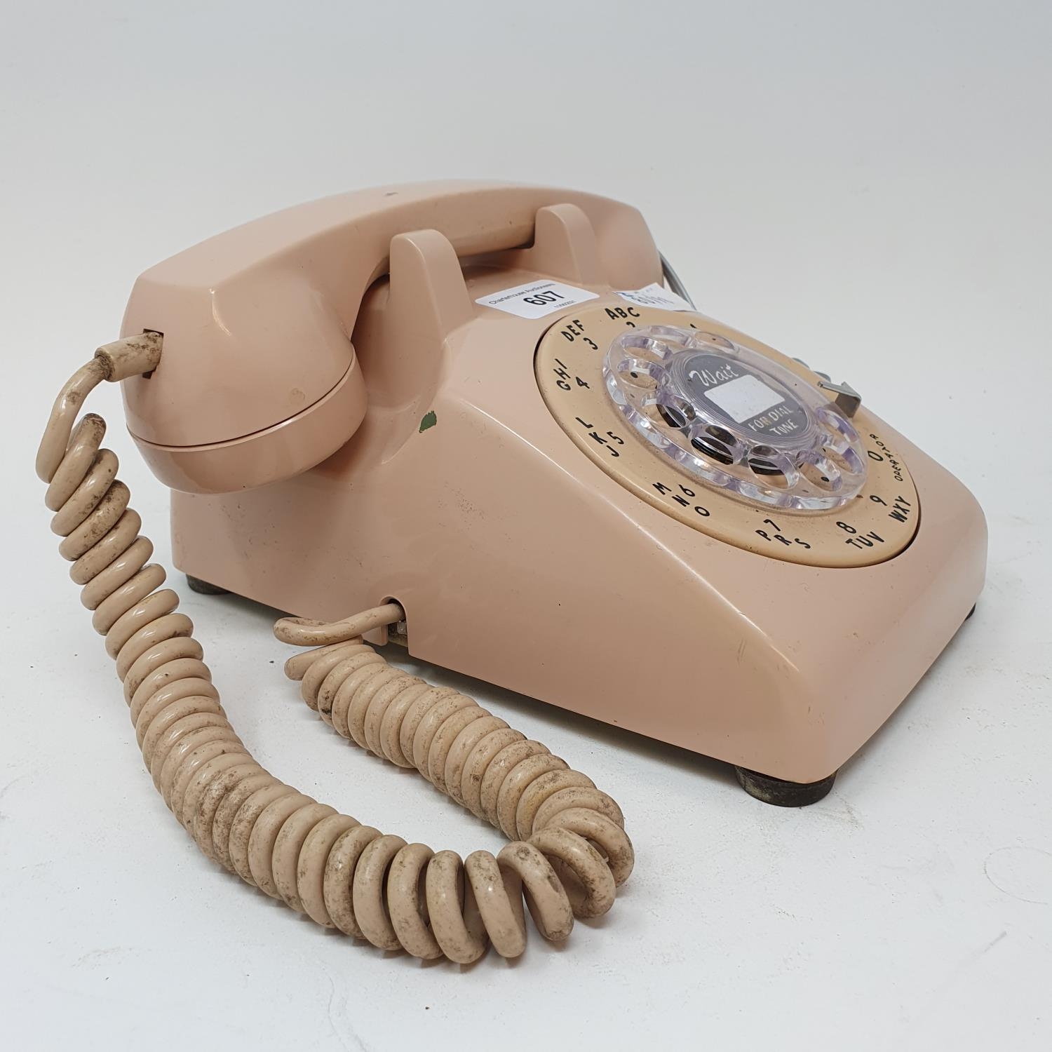 A pink US 500 dial telephone Converted - Image 2 of 2