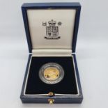 A Queen Elizabeth II proof half sovereign, 1998, boxed with certificate