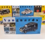 A Corgi Vanguards Morris Minor Van Glasgow Police, VA01123 and 23 other Vanguard models, all