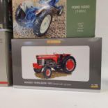 A Universal Hobbies model tractor, Massey Ferguson, 165, diesel U.S, Ford 5000, David Brown, Fordson