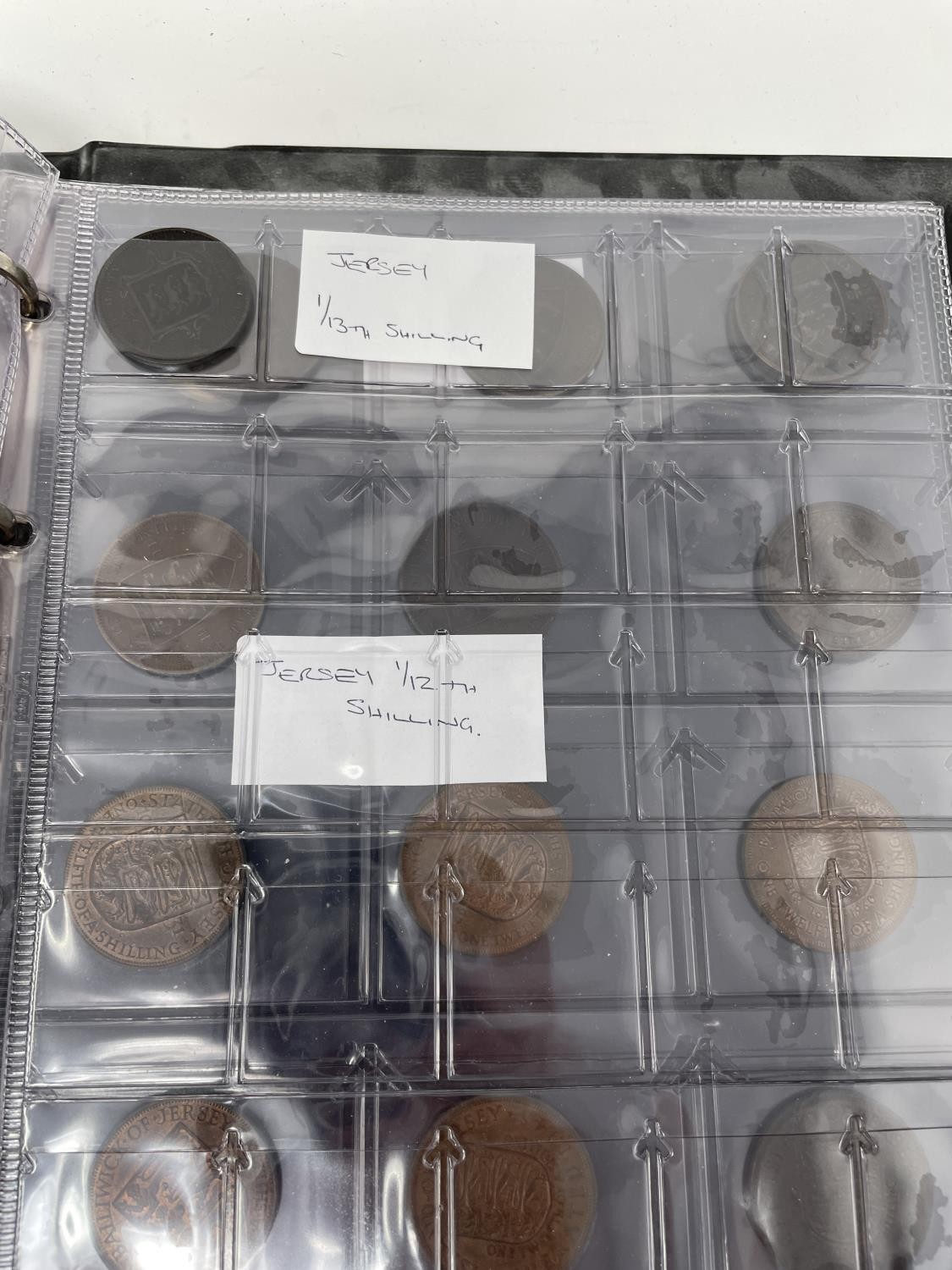 Assorted Jersey, Guernsey, GB an other assorted coins, in an album, trays and loose (qty) - Image 8 of 13