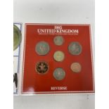 A run of Brilliant Uncirculated Coin Collection year packs, 1984-2000