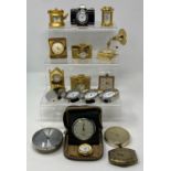 Assorted modern novelty timepieces, and other items