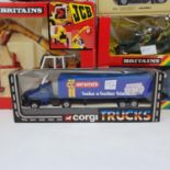 A Corgi promotional truck, McVitie's, boxed and various boxed model cars (box)