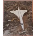 Concorde memorabilia: Concorde from Concorde, solid cut Hiduminium alloy from Concorde G-BOAG,