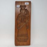 A treen gingerbread mould, 48 cm