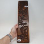 A treen gingerbread mould, 50 cm