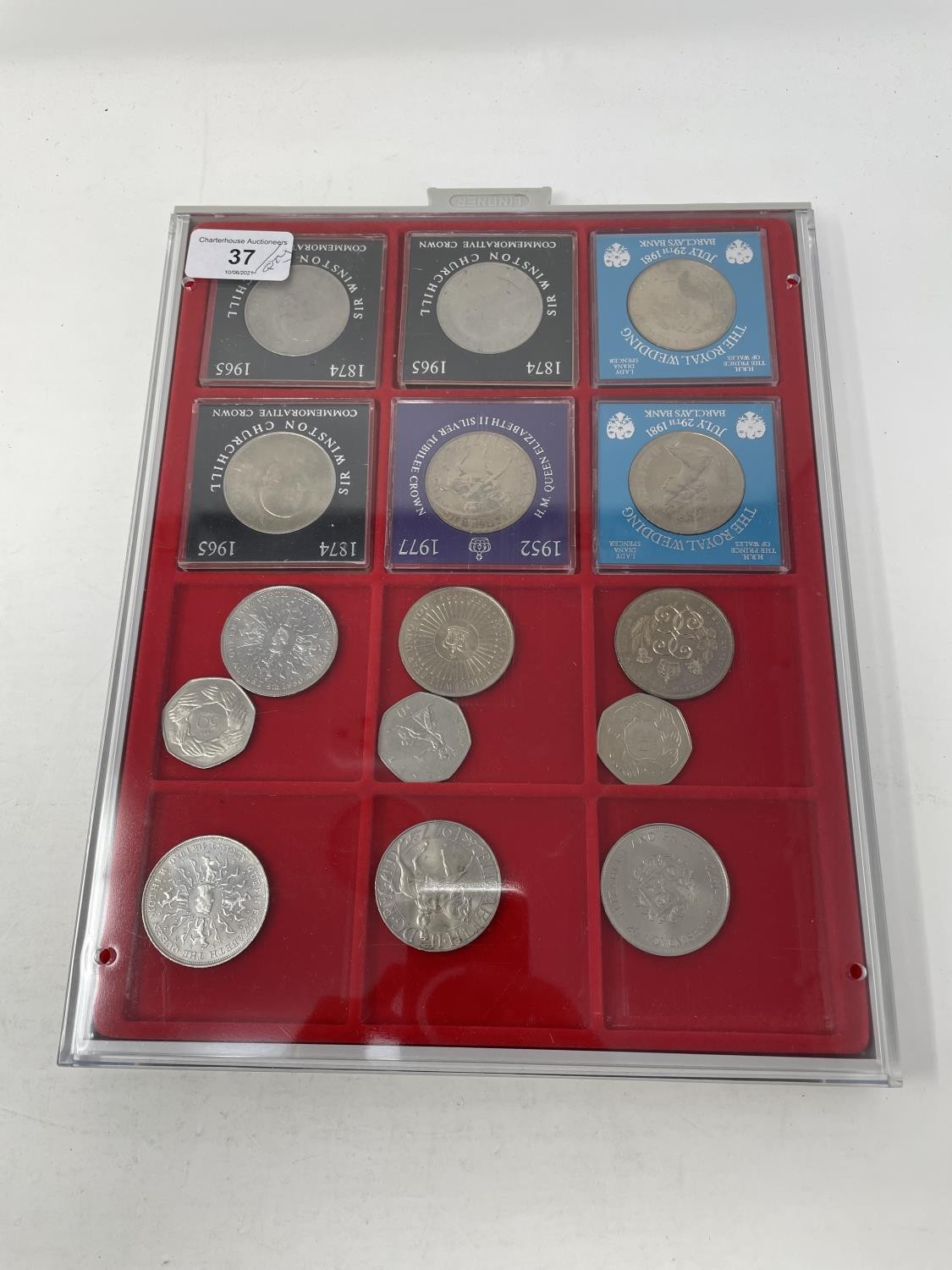 Assorted Jersey, Guernsey, GB an other assorted coins, in an album, trays and loose (qty) - Image 10 of 13