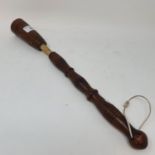 An early 20th century Indian truncheon, 20 cm