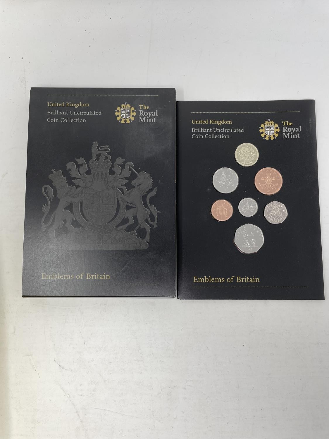A Brilliant Uncirculated Coin Collection Emblems of Britain coin set, and other coins sets