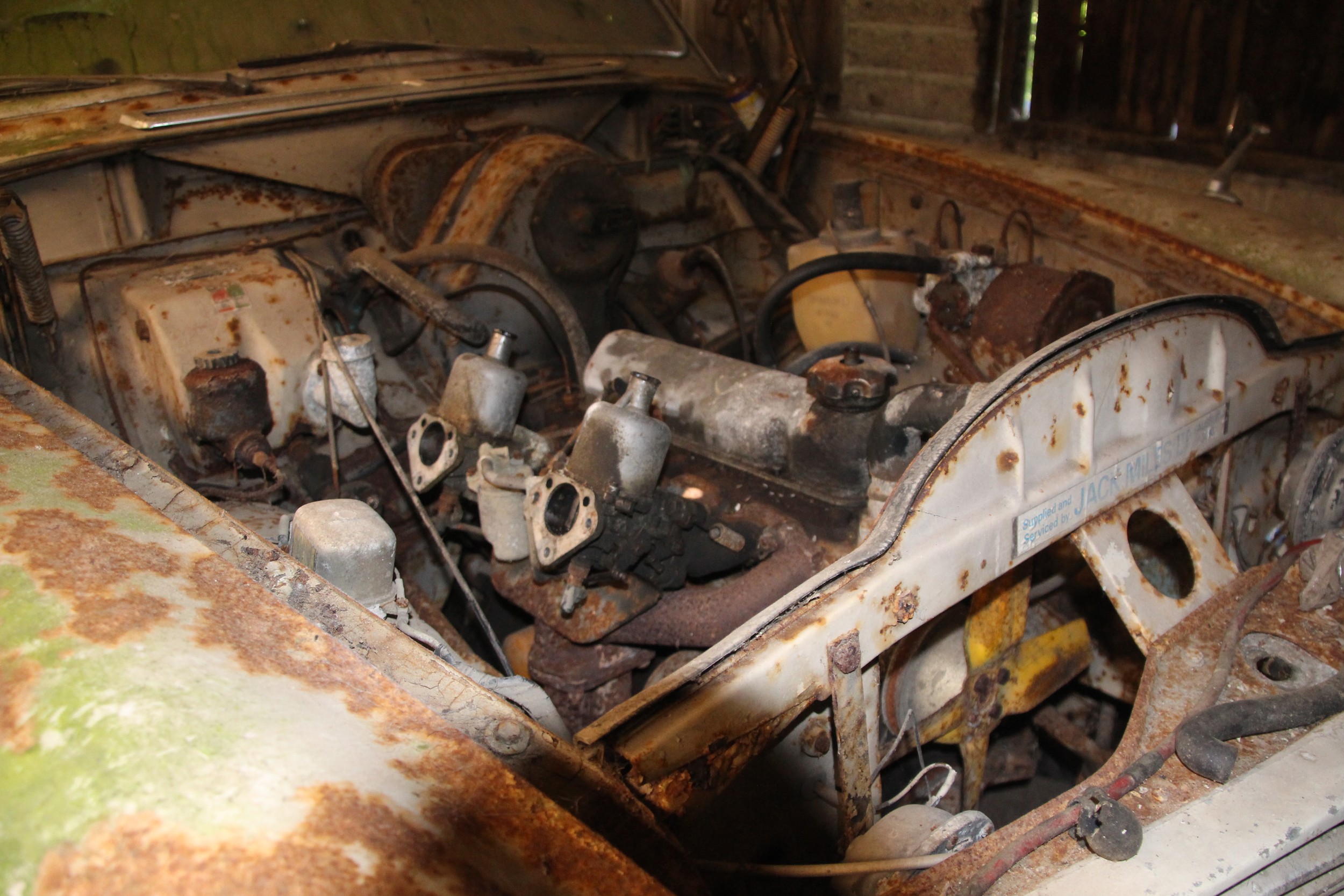 1967 Volvo 132 restoration project Registration number GPR 323E Barn - Image 5 of 18