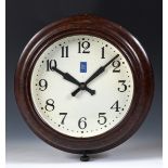 A Rolls-Royce showroom type clock, with Arabic numerals, in a bakelite case, 29 cm diameter