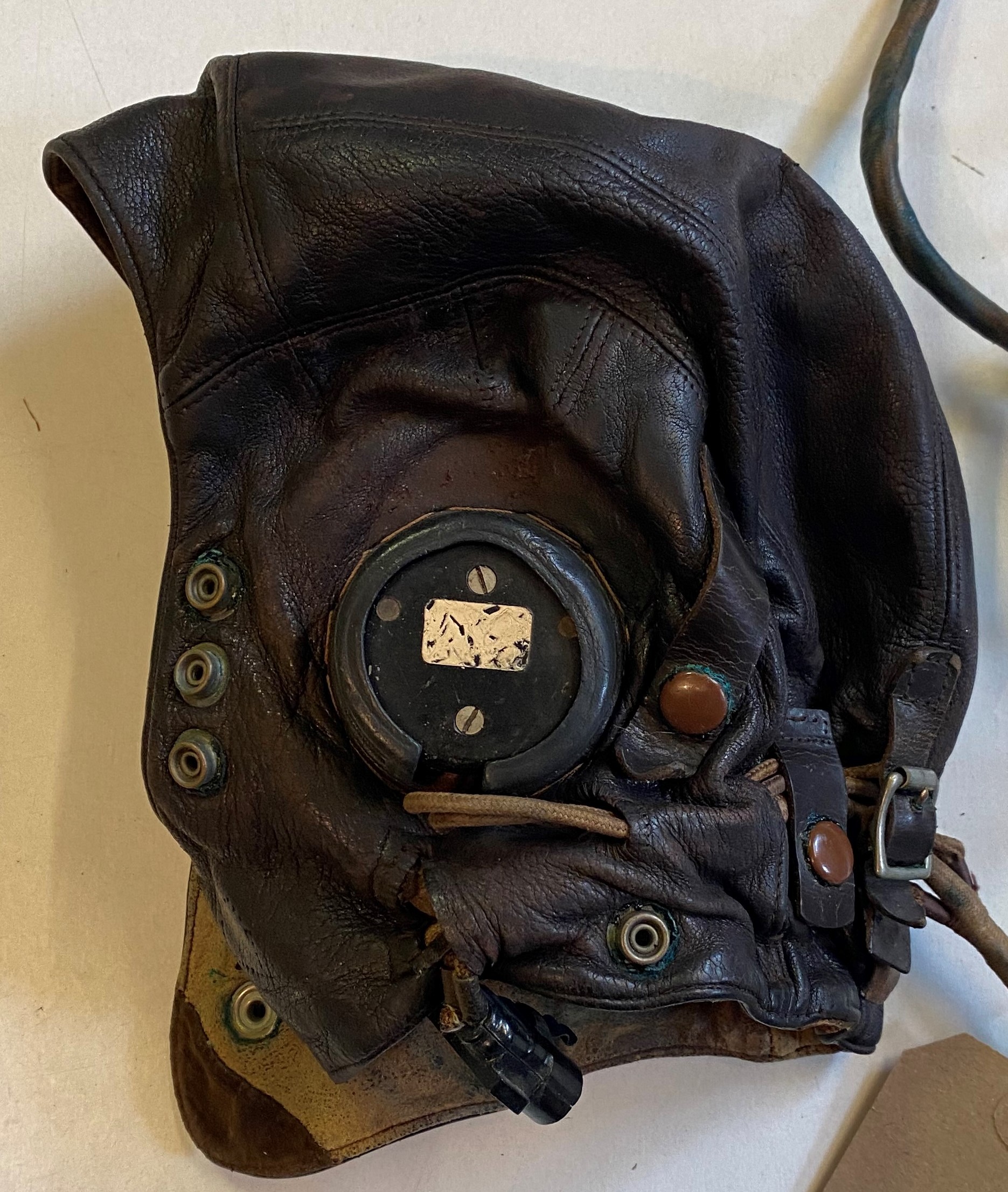 An Aviakit leather helmet - Image 2 of 2