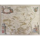 A map of Hertfordshire, 39 x 50 cm, and a Morden (Robert) map of Somerset 36 x 43 cm (2) Some