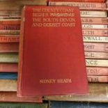 Heath (Sidney), The South Devon and Dorset Coast, and various other books (3 boxes)