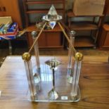 A large G4 Crystal Gateway, 60 cm high with a wooden case Purchased in Glastonbury in the early