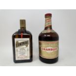 A litre bottle of Drambuie, and a litre bottle of Cointreau (2)