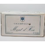 Six bottles of Mont d'Hor champagne (6)