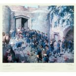 Terence Cuneo (British 1907-1966), The Raising Of The Green Howards, limited edition print, 272/850,
