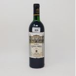 A bottle of Chateau Leoville Barton, 1986