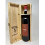 A jeroboam of Vantini, 2009, in a wooden case
