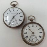 A Victorian silver open face pocket watch, signed Thomas Wheeler Preston Railway Watch Manufacturer,