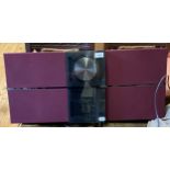 A Bang & Olufsen stereo and related items (qty)