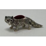 A silver fox pin cushion This is a modern copy