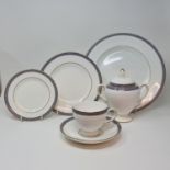 A Wedgwood Balatia pattern part dinner service, a Beswick character jug and other items (qty)