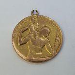A 9ct gold St Christopher pendant, 5.0 g