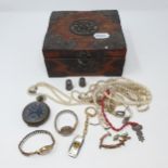 Various costume jewellery (box)