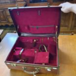 A Bolex leather cine camera case and various other photography equipment (qty)