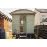 A Shepherds Hut, Daisy, Daisy is a vintage restoration project and has been restored, with new