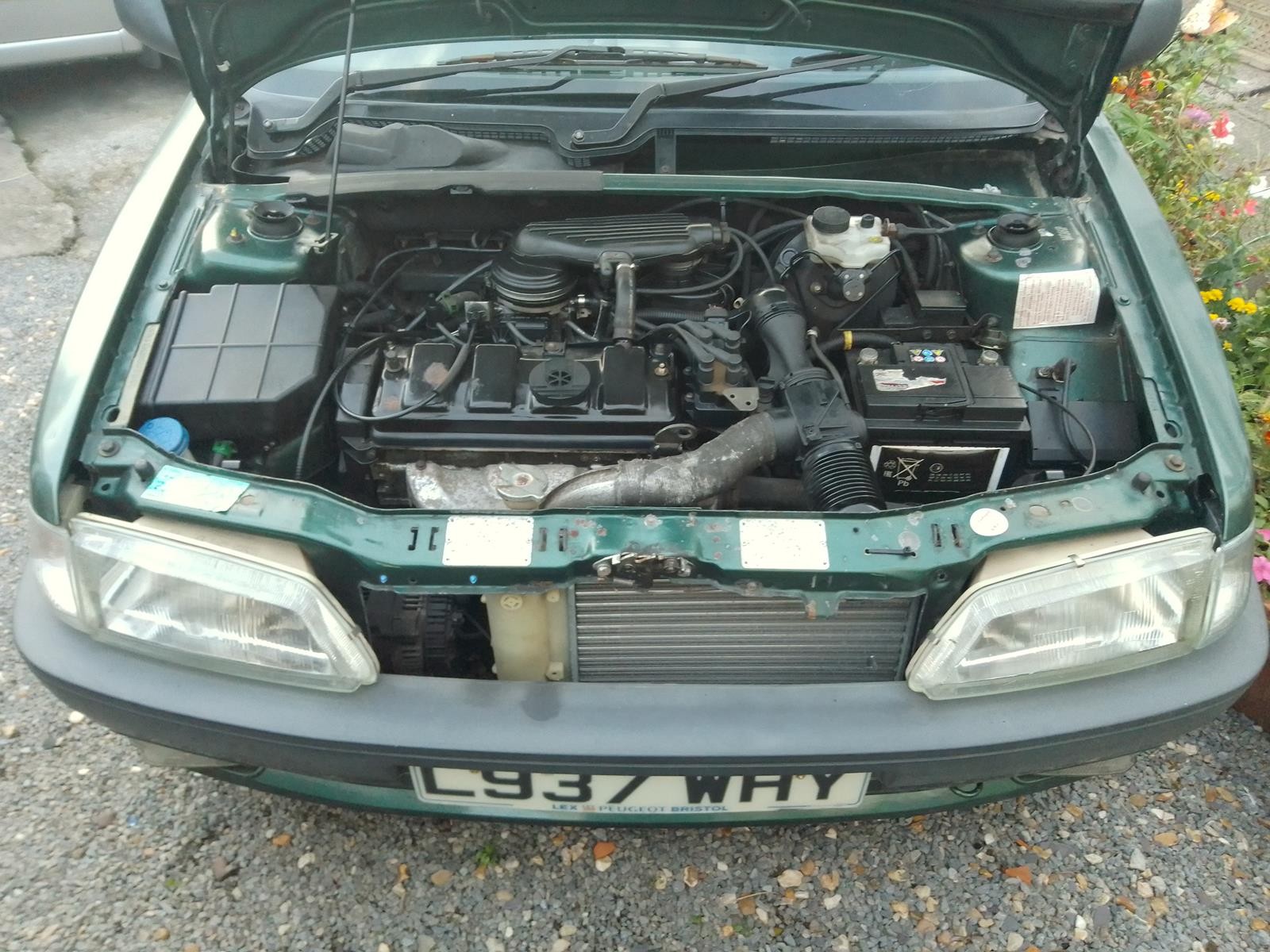 1994 Peugeot 106 Roland Garros Registration number L937 WHY Roland Garros green with half leather - Image 6 of 17