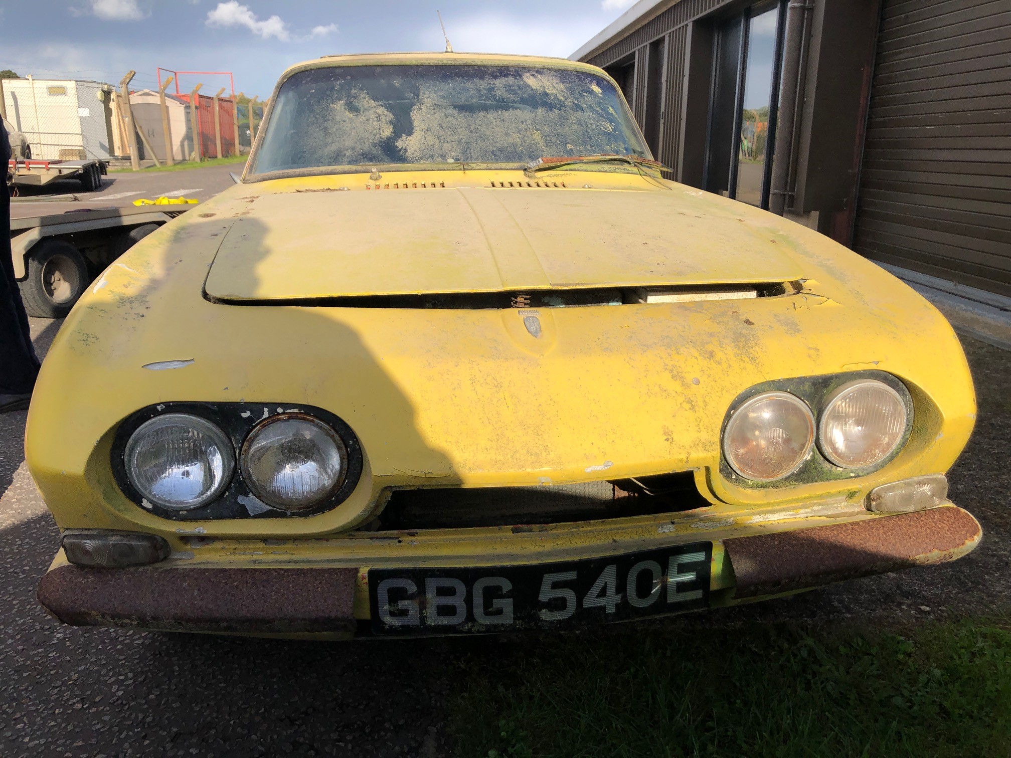 1967 Reliant Scimitar SE4 Coupe Registration nuber GBG 540E Being sold without reserve Yellow (under - Image 10 of 16