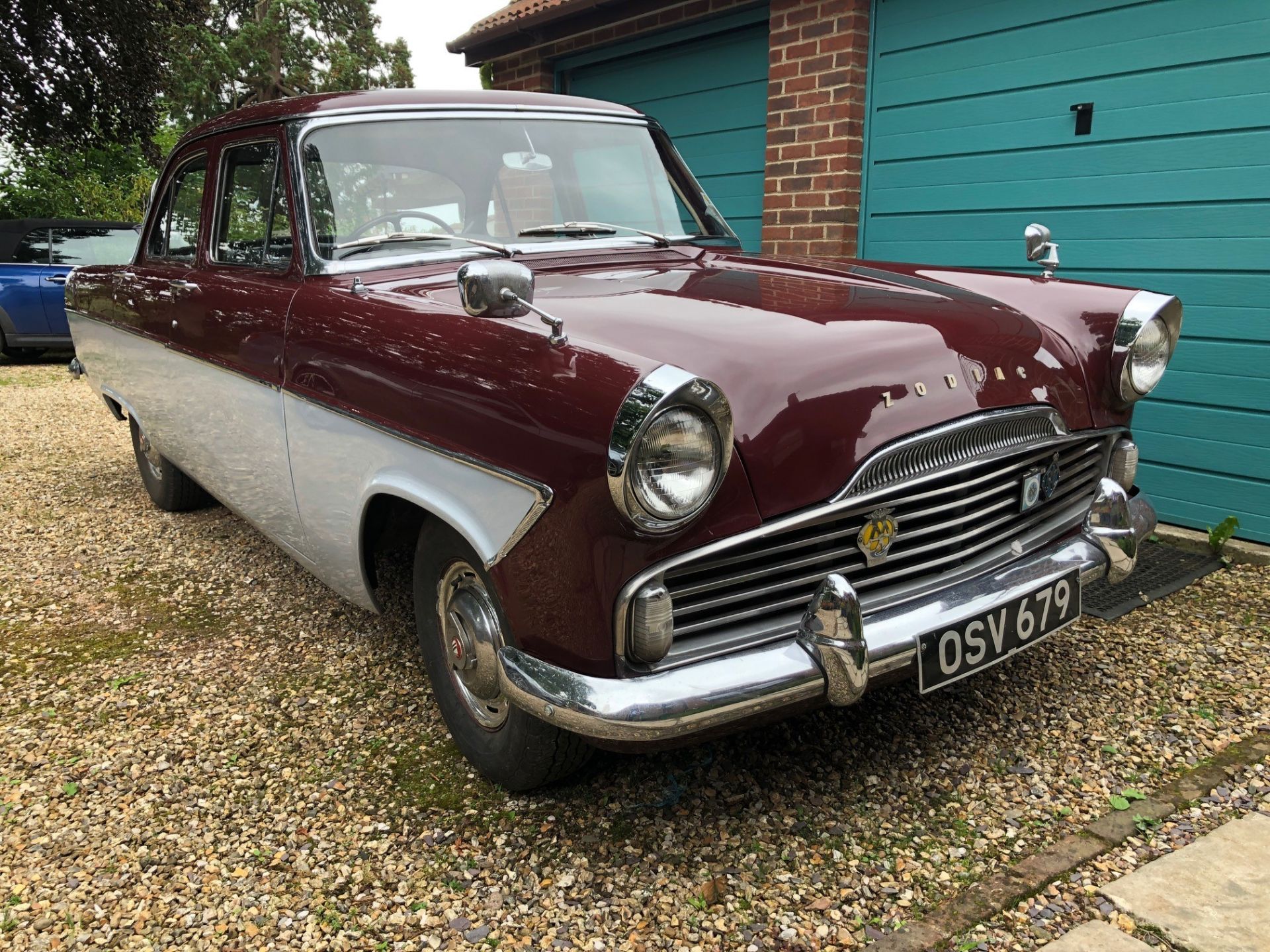 1960 Ford Zodiac Registration number OSV 679 Chassis number 206E306134 Maroon over grey Vinyl and - Image 2 of 70