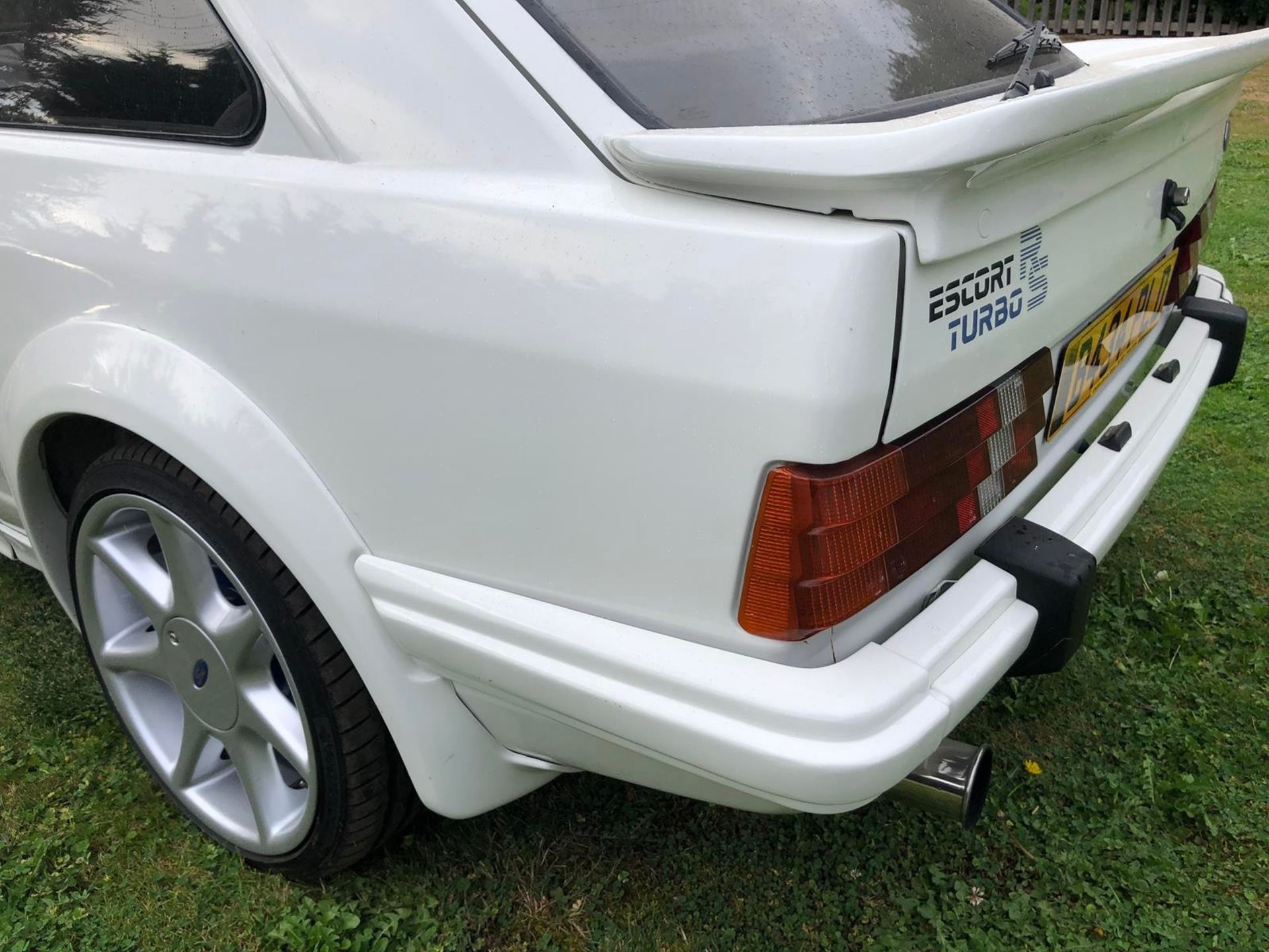 1985 Ford Escort RS Turbo Series 1 Registration number B434 PLD Diamond white with a grey Recaro - Image 43 of 79