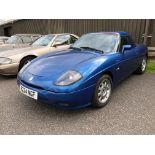 1999 Fiat Barchetta Registration number R224 NGF Metallic blue Left hand drive Hard top Privately