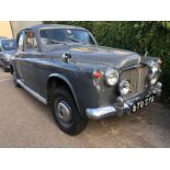 1962 Rover 95 Registration number 670 SYA Two tone grey with blue leather Family ownership since