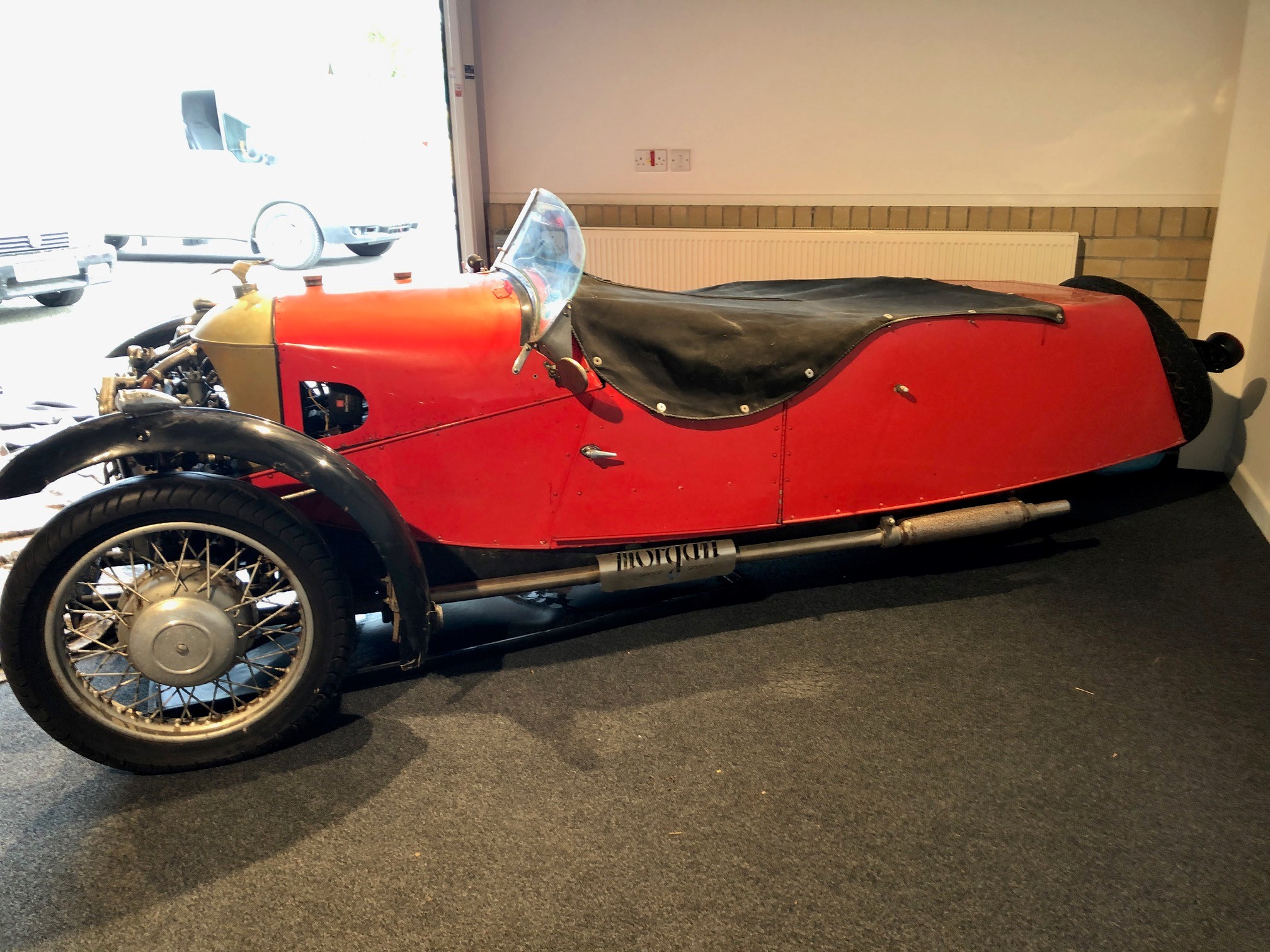 1933 Morgan Family Super Sport three wheeler Registration number JA 3559 Red with a black leather - Image 28 of 28