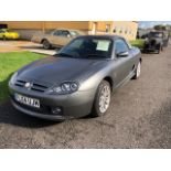 2004 MG TF 160 Registration number FL04 UJM Metallic grey with a leather interior Under 50,000