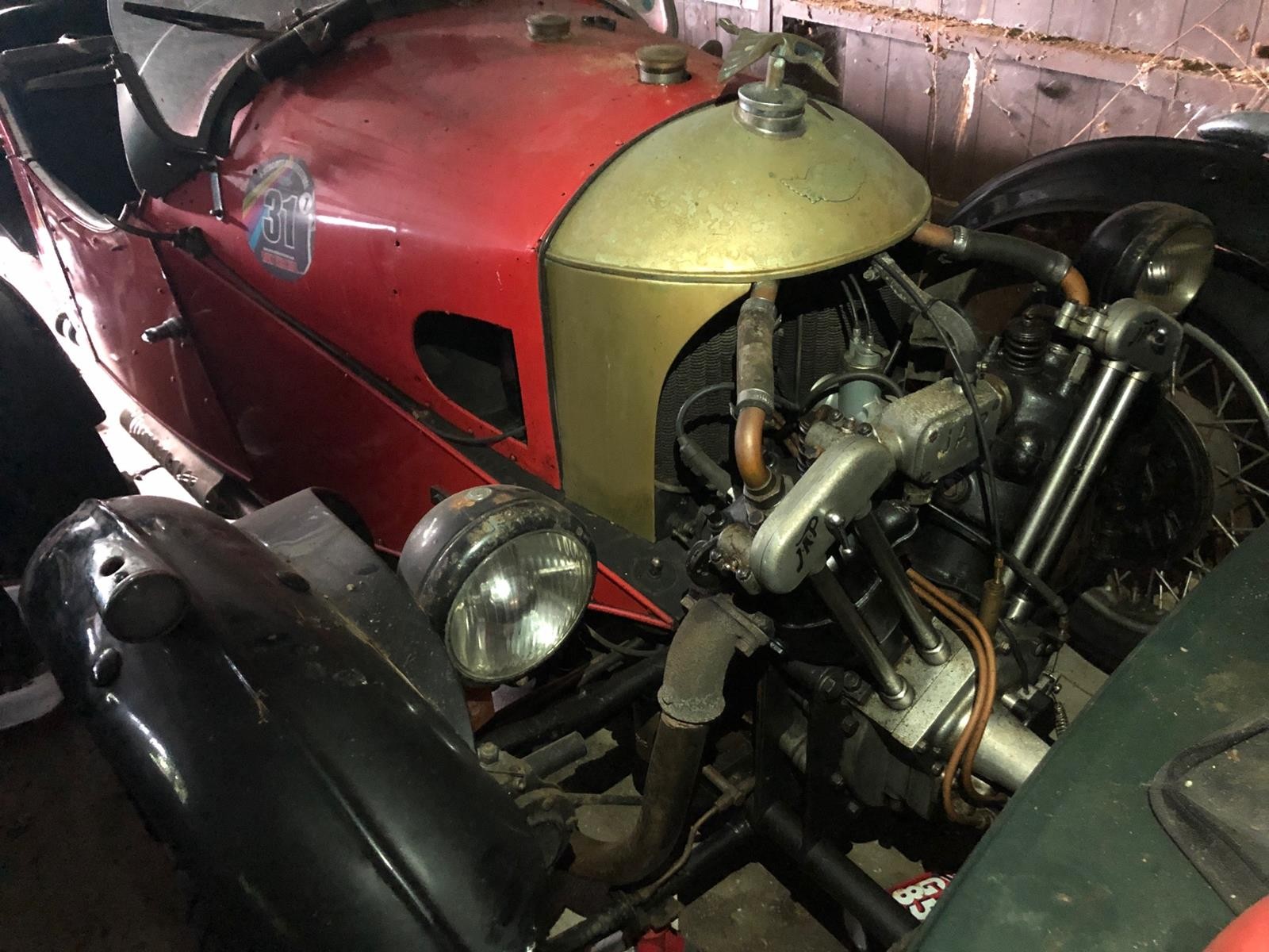 1933 Morgan Family Super Sport three wheeler Registration number JA 3559 Red with a black leather - Image 2 of 28