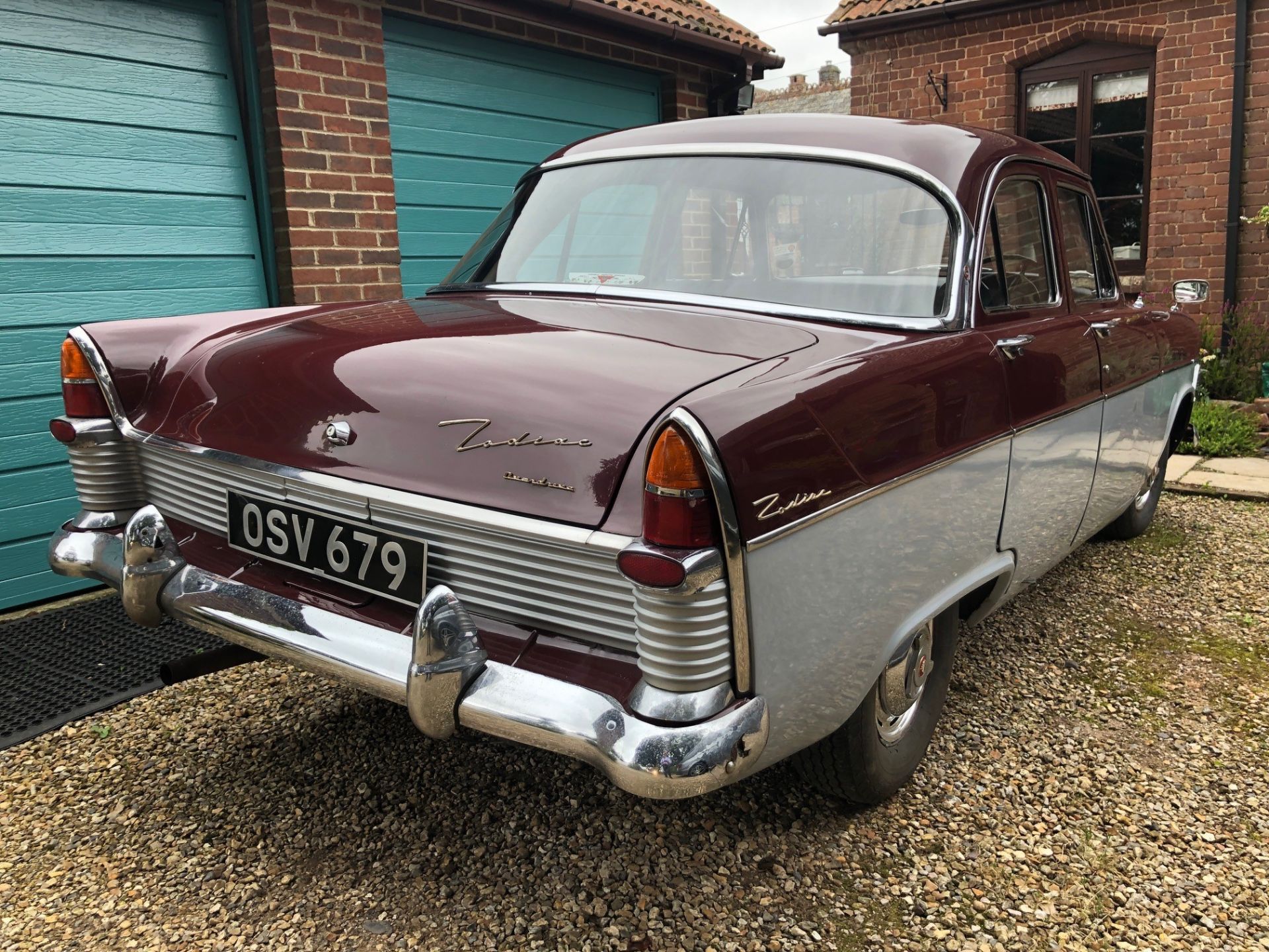 1960 Ford Zodiac Registration number OSV 679 Chassis number 206E306134 Maroon over grey Vinyl and - Image 27 of 70
