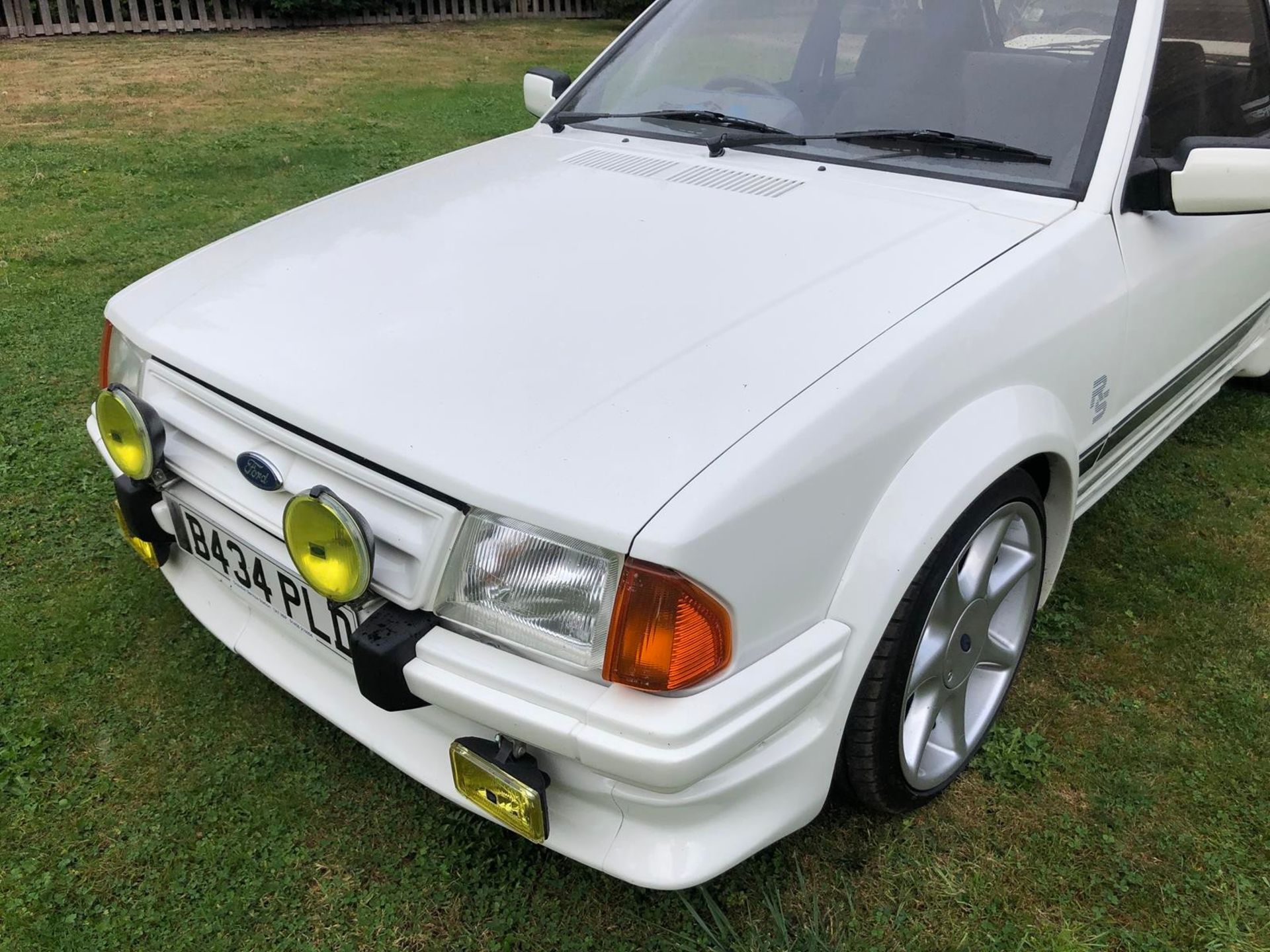 1985 Ford Escort RS Turbo Series 1 Registration number B434 PLD Diamond white with a grey Recaro - Image 56 of 79