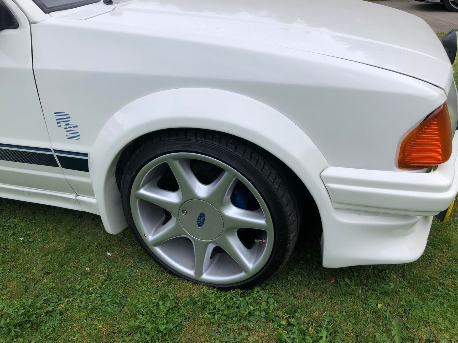 1985 Ford Escort RS Turbo Series 1 Registration number B434 PLD Diamond white with a grey Recaro - Image 3 of 79