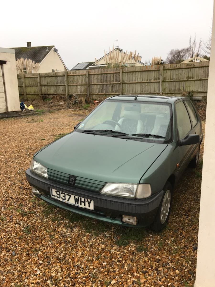 1994 Peugeot 106 Roland Garros Registration number L937 WHY Roland Garros green with half leather - Image 8 of 17