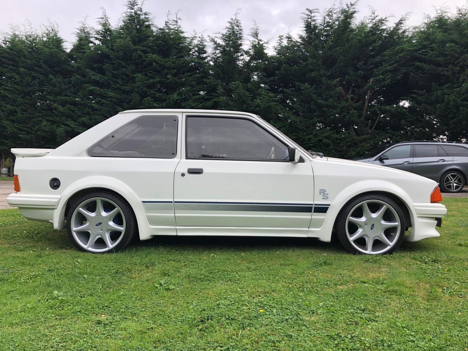 1985 Ford Escort RS Turbo Series 1 Registration number B434 PLD Diamond white with a grey Recaro - Image 2 of 79