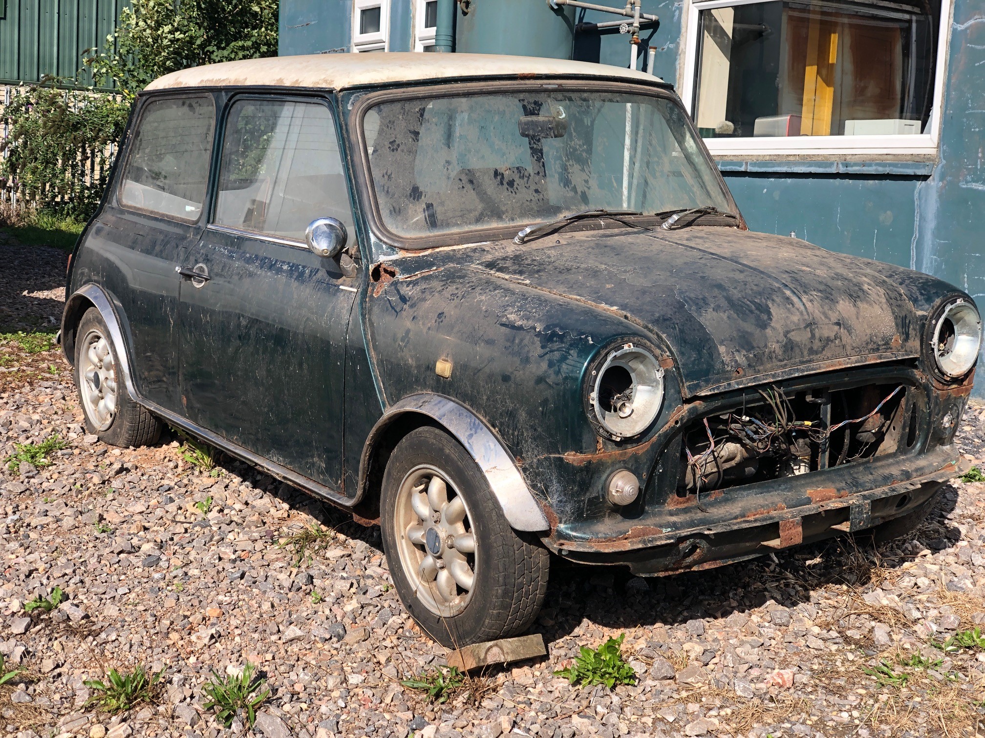 1990 Mini Racing Green Checkmate Registration number G471 NRP Being sold without reserve Rare 30