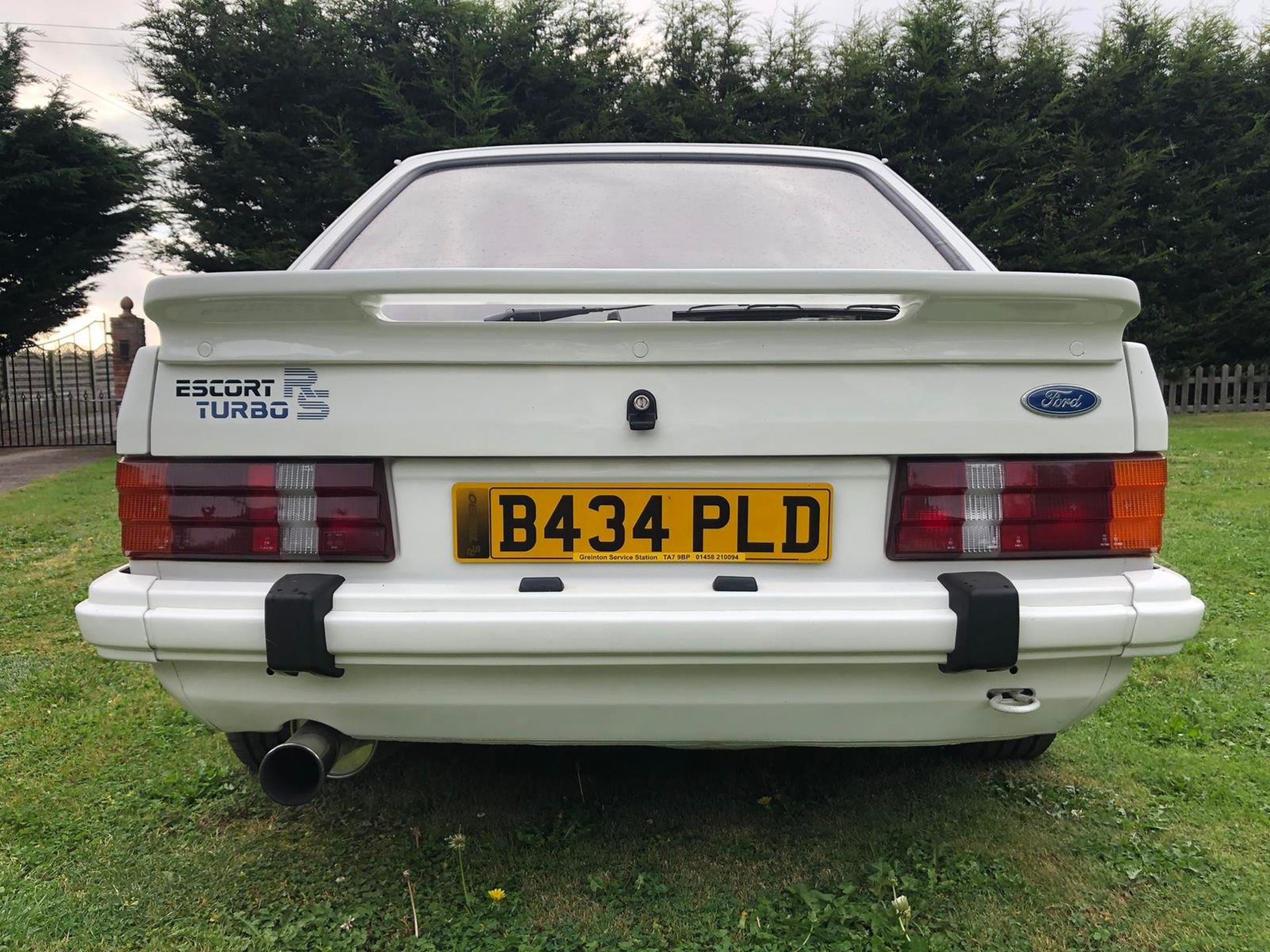 1985 Ford Escort RS Turbo Series 1 Registration number B434 PLD Diamond white with a grey Recaro - Image 29 of 79