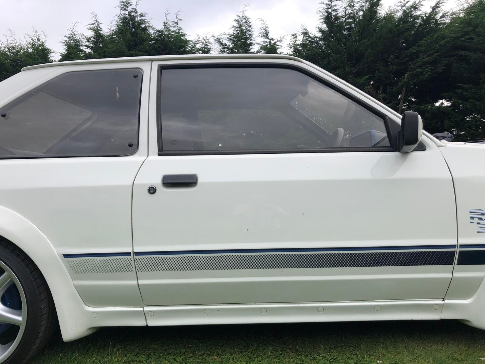 1985 Ford Escort RS Turbo Series 1 Registration number B434 PLD Diamond white with a grey Recaro - Image 7 of 79